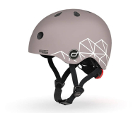Scoot & Ride Kask Ochronny XXS-S dla dzieci 1-5 lat Brown Lines - 1039898 - zdjęcie 1